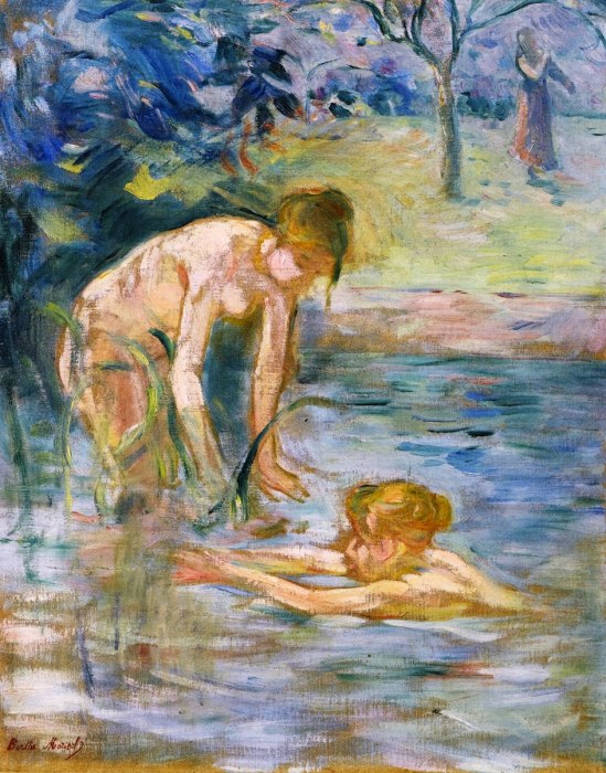 Berthe Morisot - Badegaeste - Bathers